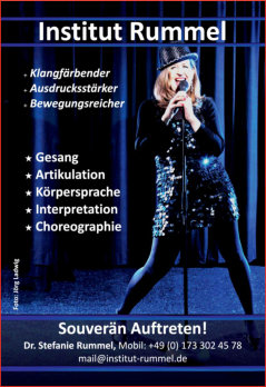 Institut Rummel, Frankfurt, Germany  - Sing, Dance Act - Estill Voice Training